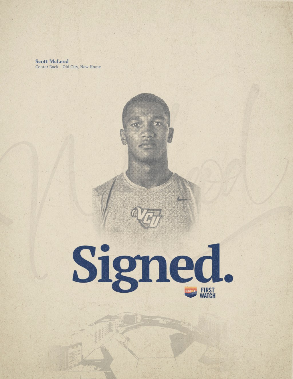 Scott McLeod Signed One Knox