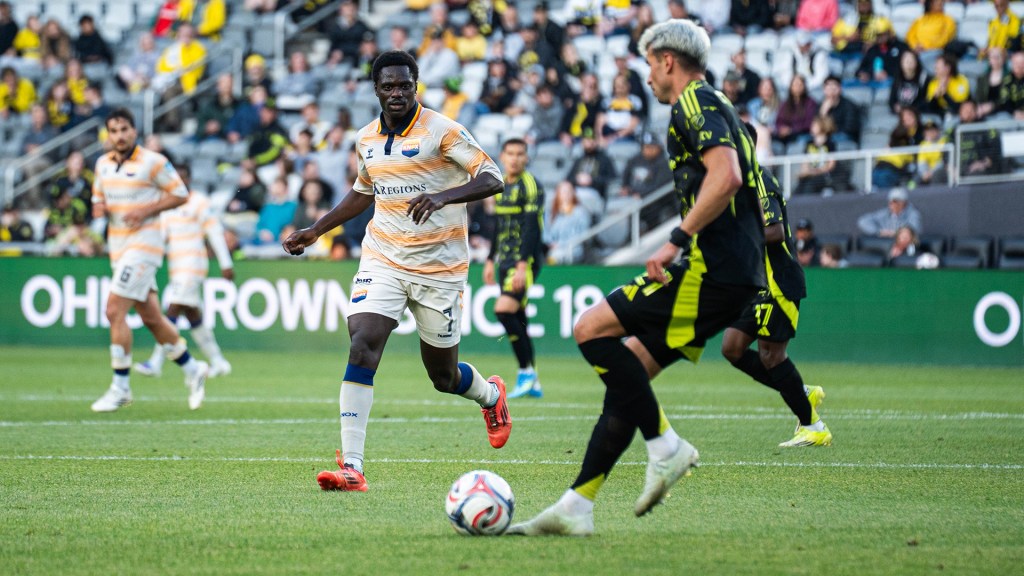 One Knoxville SC falls 4-1 to the Columbus Crew on Saturday in the Round of 16 of the 2026 Lamar Hunt US Open Cup.