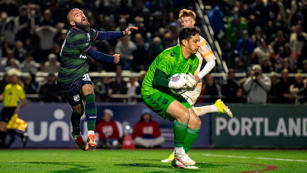 Johan Garibay recorded five saves as One Knoxville played to a 0-0 draw with Portland Hearts of Pine on Saturday.