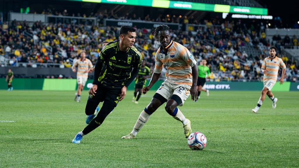 One Knoxville SC forward Braudilio Rodrigues was named to the US Open Cup Team of the Round following his performance in Columbus.