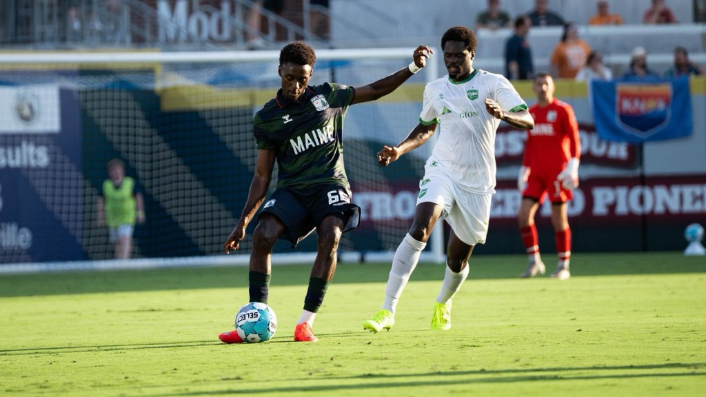 One Knoxville SC comes back from the brink to earn a 1-1 draw with Portland Hearts of Pine on Saturday.
